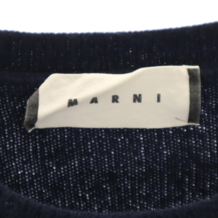 MARNI（マルニ） イタリア製 長袖 セーター 46 ネイビー ニット メンズ