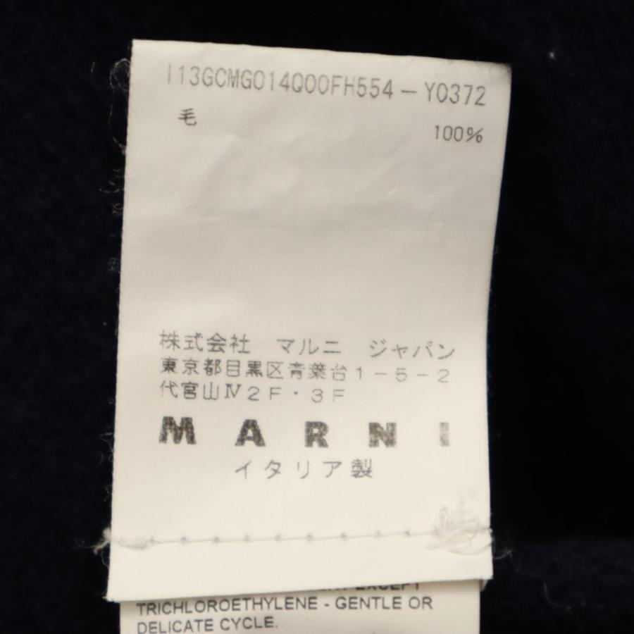 MARNI（マルニ） イタリア製 長袖 セーター 46 ネイビー ニット メンズ