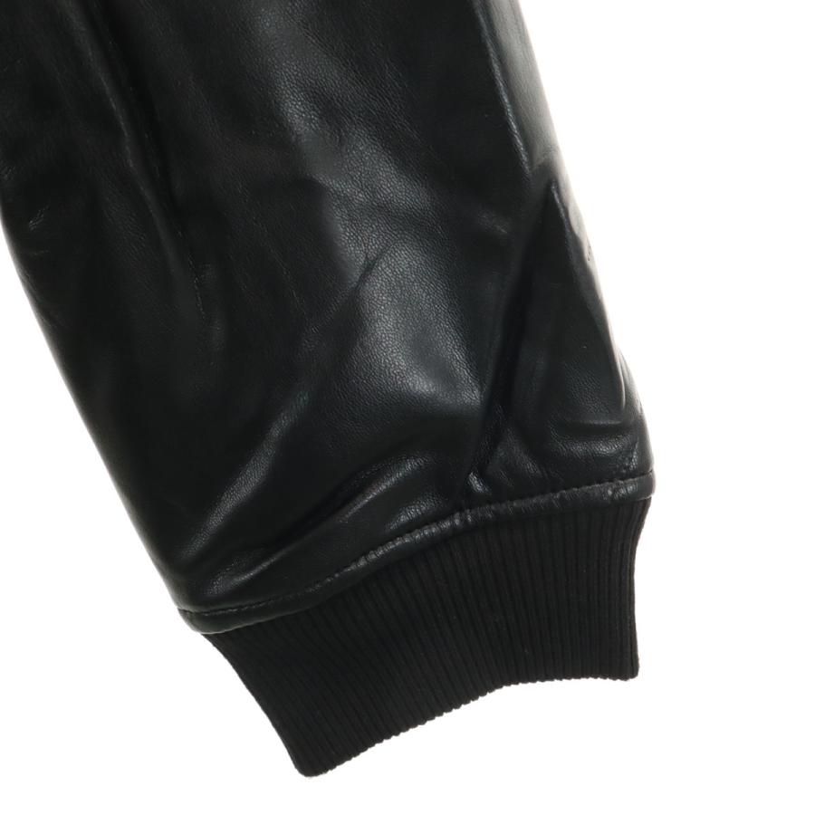 ZARA（ザラ） フェイク レザージャケット L ブラック メンズ 古着 中古