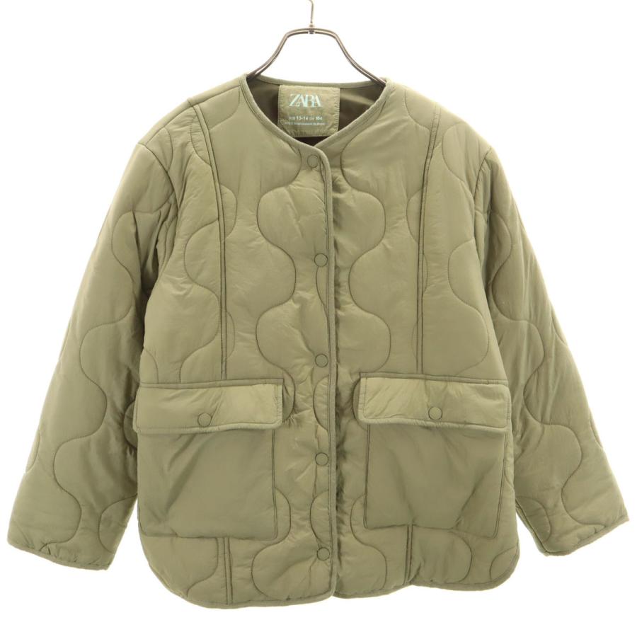 ZARA（ザラ） ナイロンジャケット 164cm カーキ系 キッズ 古着 中古 