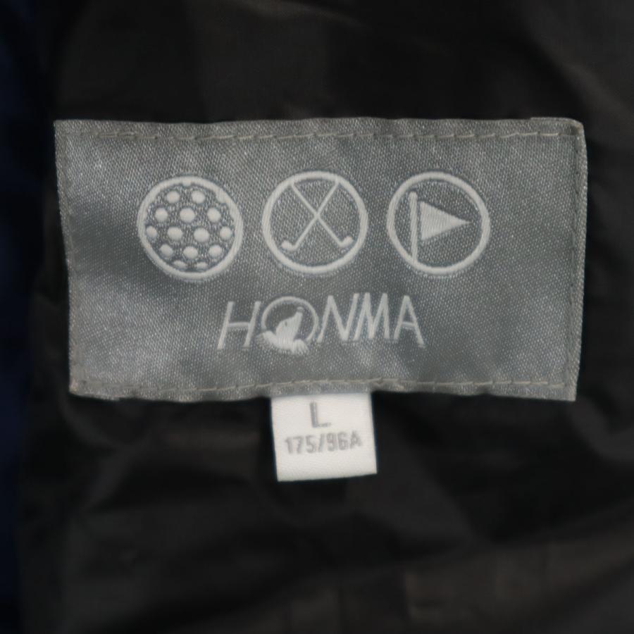 未使用 HONMA ホンマ ゴルフ 中綿ベスト L ブルー系 本間ゴルフ メンズ