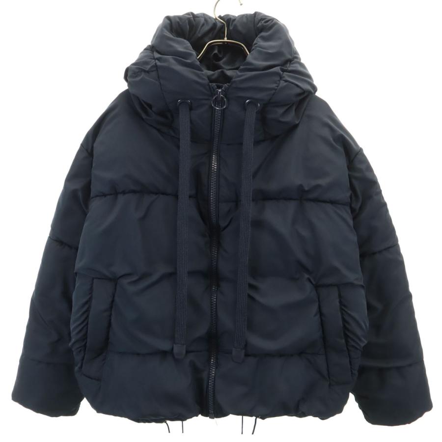 ZARA（ザラ） 中綿ジャケット M ネイビー レディース 古着 中古 