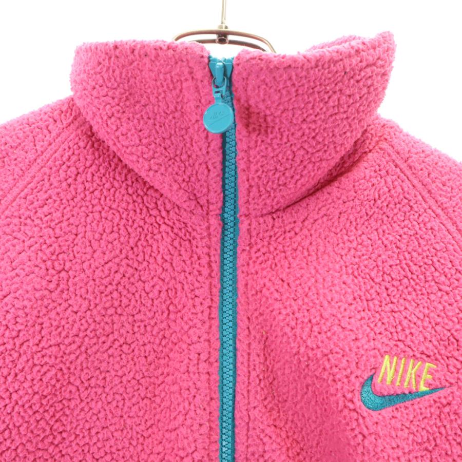 【ゆう】NIKE ボアジャケット M ピンク ２着 NIKE（ナイキ） ボア フリースジャケット M ピンク系 レディース 古着