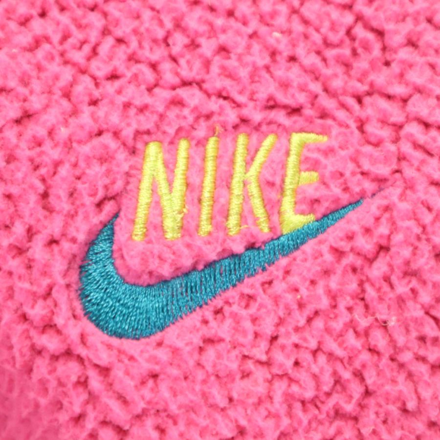 NIKE（ナイキ） ボア フリースジャケット M ピンク系 レディース 古着