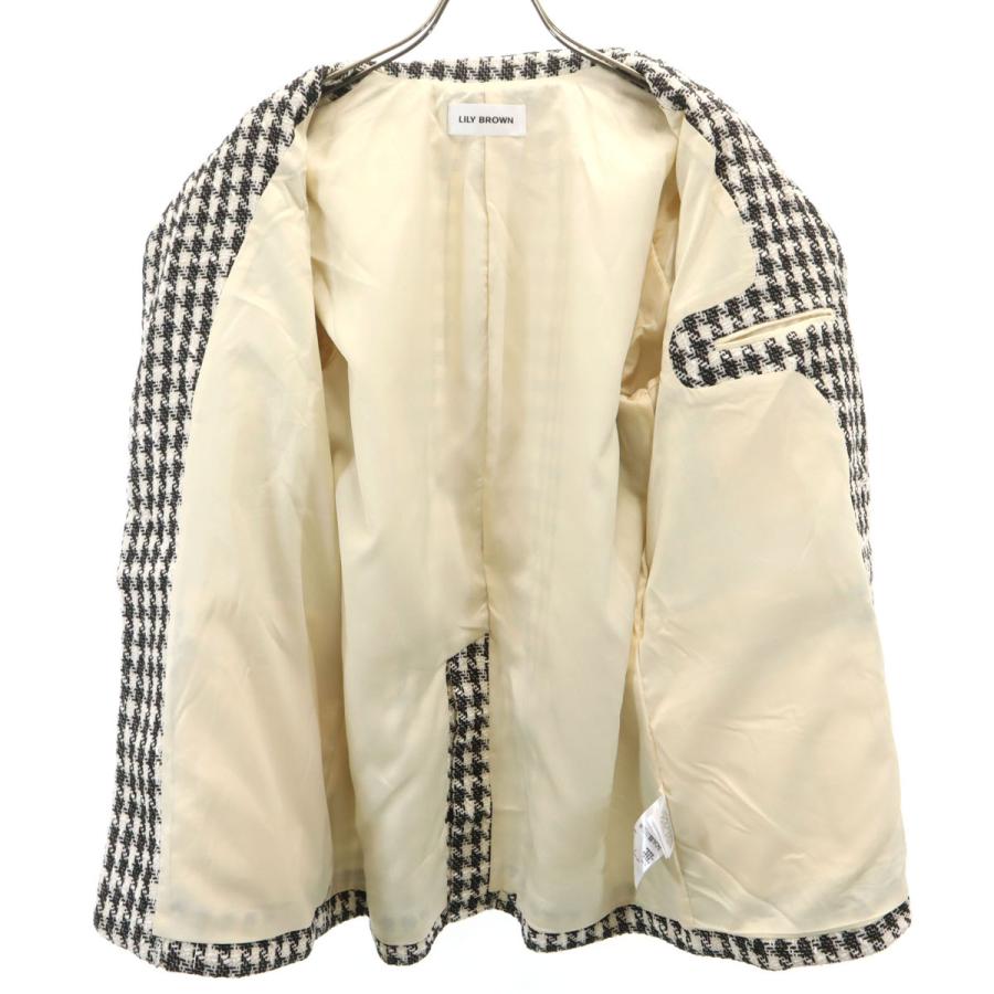 LILY BROWN（リリーブラウン） 美品 ツイード テーラードジャケット F 