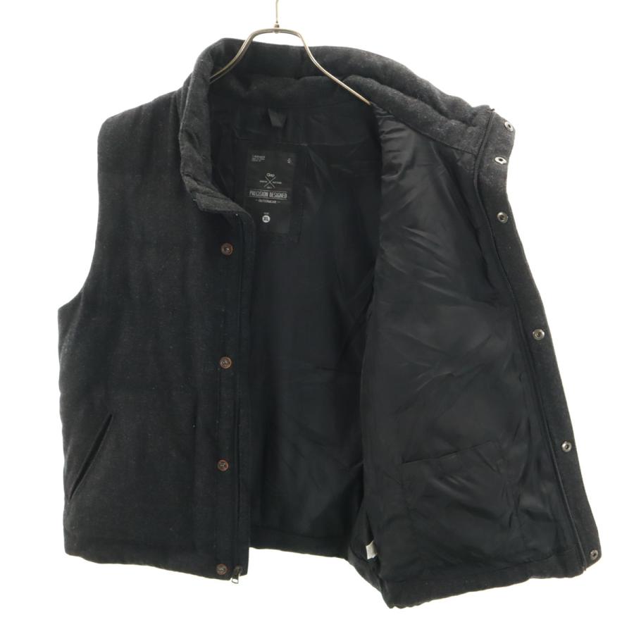 GAP（ギャップ） ダウンベスト XL チャコールグレー メンズ 古着 中古