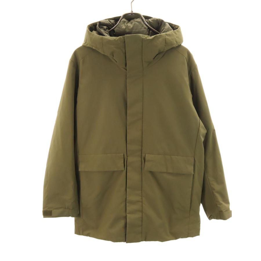 ユニクロ（UNIQLO） ハイブリッド ダウンパーカー S オリーブ系 メンズ 