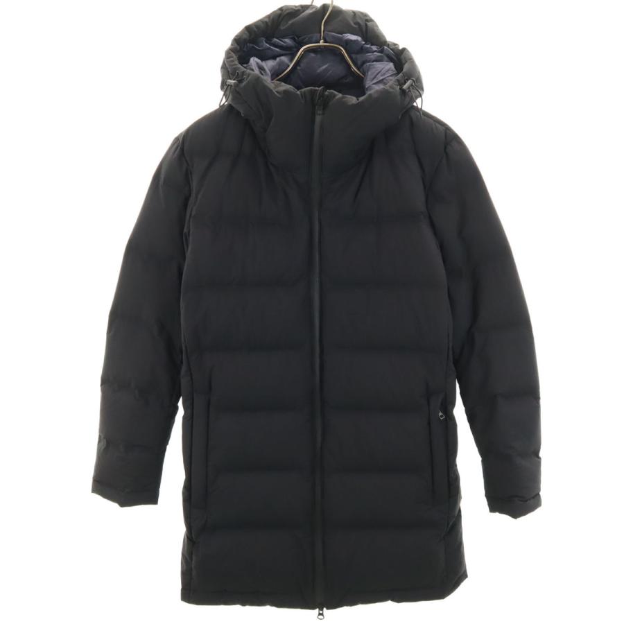 ユニクロ（UNIQLO） シームレス ダウンコート M ブラック メンズ 古着 