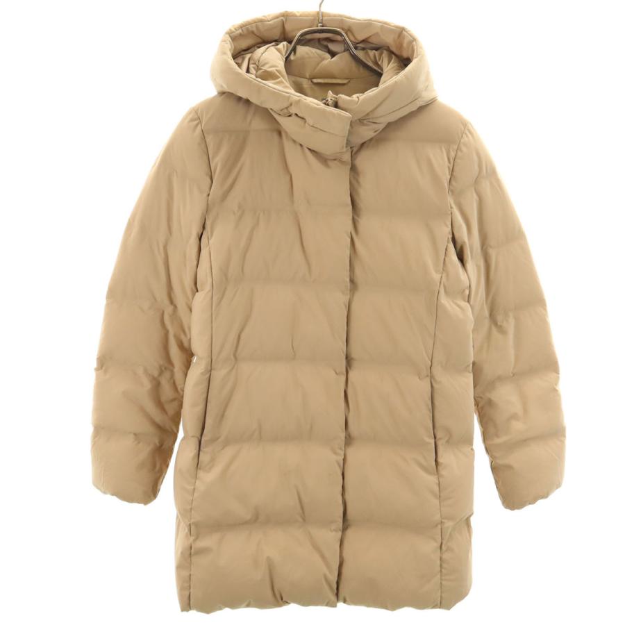 ユニクロ（UNIQLO） シームレス ダウンコート S ベージュ レディース 