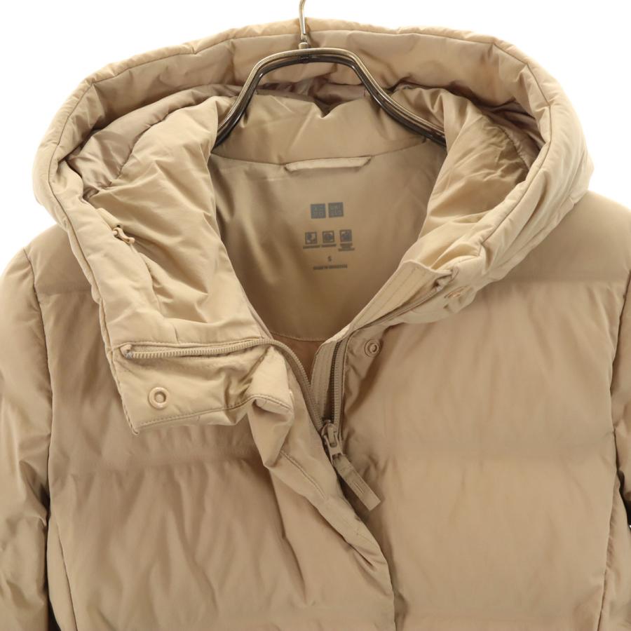 ユニクロ（UNIQLO） シームレス ダウンコート S ベージュ レディース 