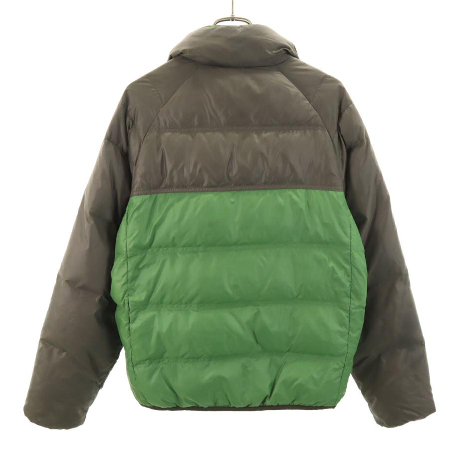 ユニクロ（UNIQLO） ダウンジャケット L グリーン メンズ 古着 中古 