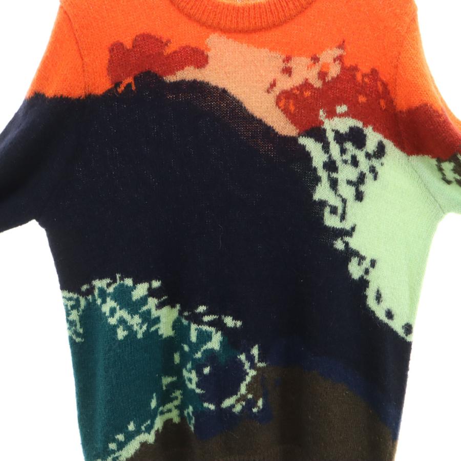 古着 Paul Smith ポールスミス モヘアブレンド 長袖 セーター M ネイビー ニット レディース Paul Smith（ポール・スミス） モヘアブレンド 長袖 セーター M