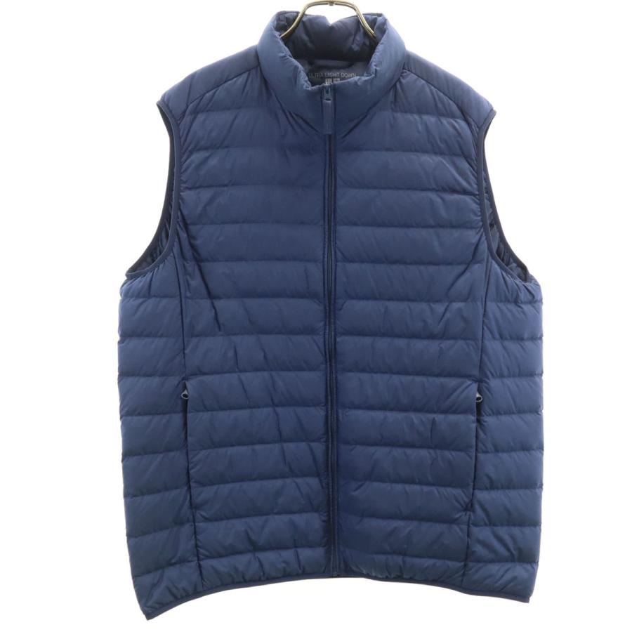 新品未使用　UNIQLO ウルトラライトダウン　ベスト　XLサイズ ユニクロ（UNIQLO） 美品 ウルトラライト ダウンベスト XL ネイビー