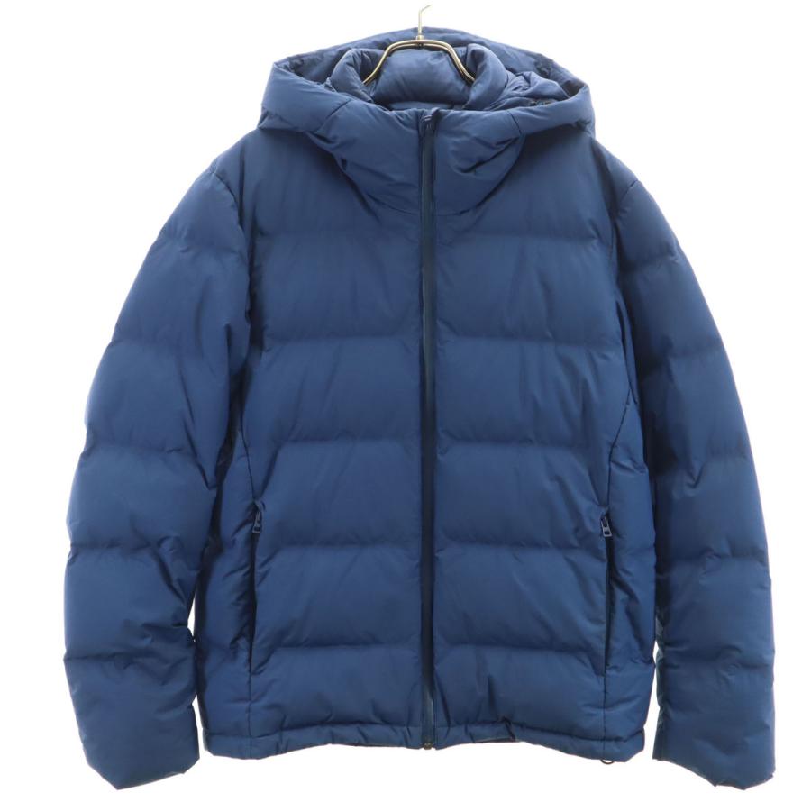 ユニクロ（UNIQLO） シームレス ダウンジャケット M ブルー系 メンズ 
