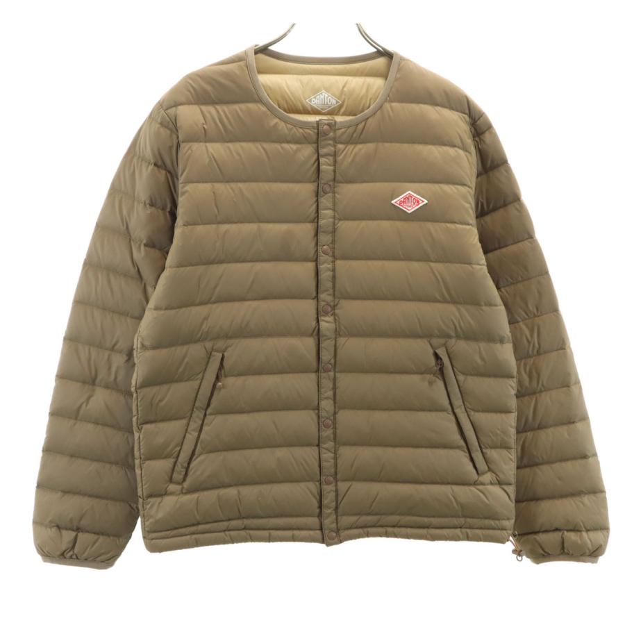 【美品】DANTON インナーダウンジャケット ブラウン Danton（ダントン） インナー ダウンジャケット 40 ブラウン系 メンズ