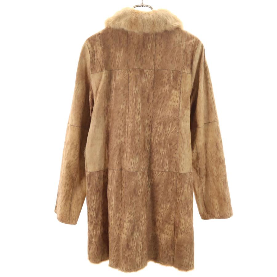 希少／EMBA／和装／毛皮コート／中古品／値下げ交渉❌／サイズ追加／ Couture Emba クチュールエンバ 毛皮コート ベージュ レディース 古着