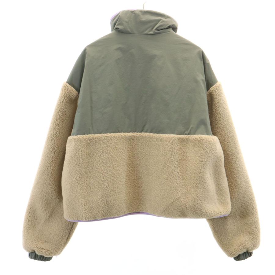 ZARA（ザラ） 切替 ボアジャケット XS カーキ系 レディース 古着 中古 