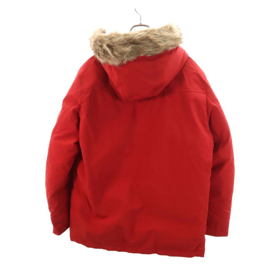 ユニクロ（UNIQLO） ダウンジャケット XL レッド メンズ 古着 中古