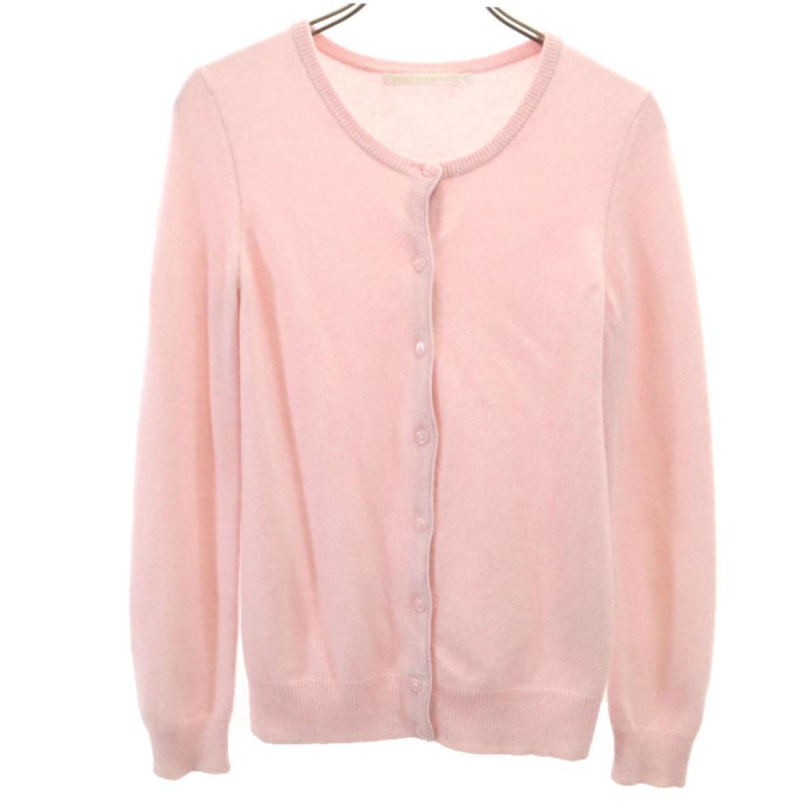 UNIQLO カシミヤ100% カーディガン XXL ピンク ユニクロ（UNIQLO） カシミヤ100％ 長袖 ニットカーディガン S ピンク