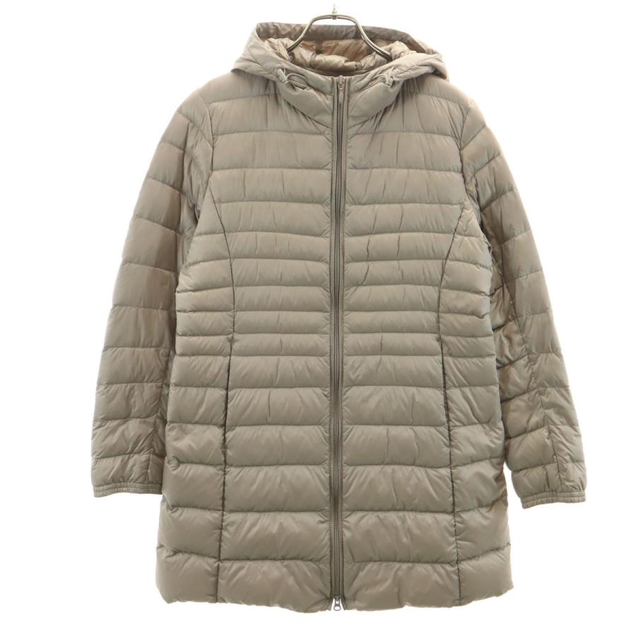 ユニクロ（UNIQLO） ウルトラライト ダウンコート L グレージュ