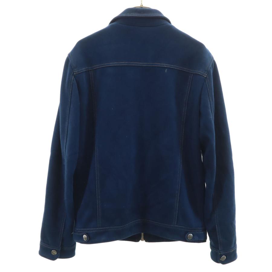 ZARA MAN ザラ フェイク スエード レザー ジャケット ブルー ZARA MAN ザラ フェイク スエード レザー ジャケット ブルー - メルカリ