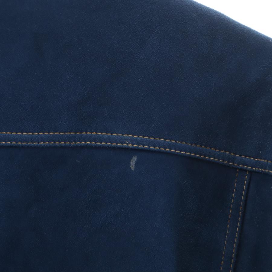 ZARA MAN ザラマン フェイクスエード ジャケット S ネイビー メンズ