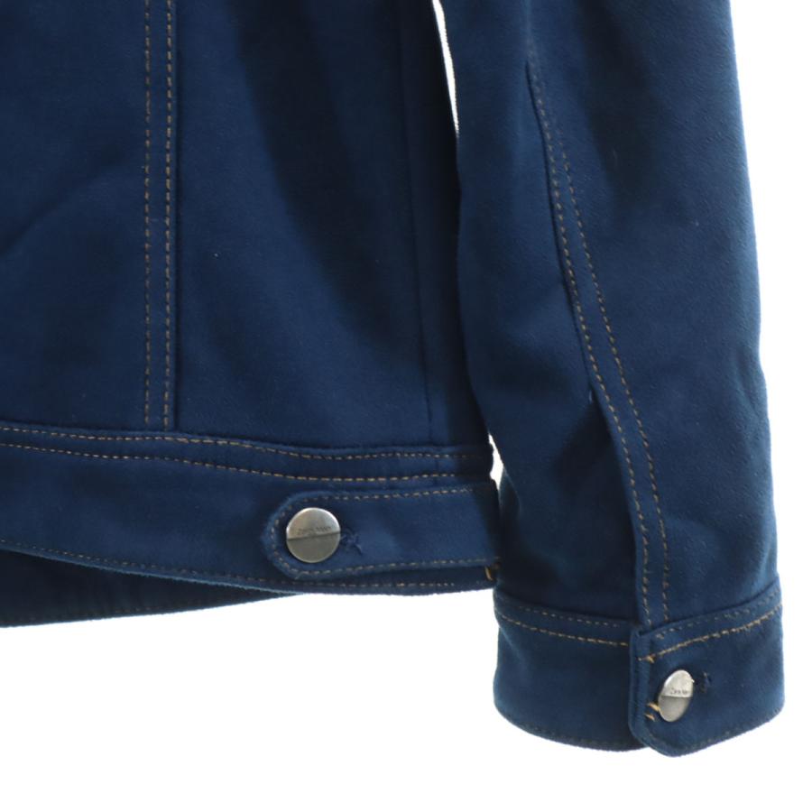 ZARA MAN ザラ フェイク スエード レザー ジャケット ブルー ZARA MAN ザラマン フェイクスエード ジャケット S ネイビー メンズ