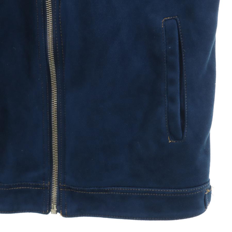 ZARA MAN ザラ フェイク スエード レザー ジャケット ブルー ZARA MAN ザラ フェイク スエード レザー ジャケット ブルー - メルカリ