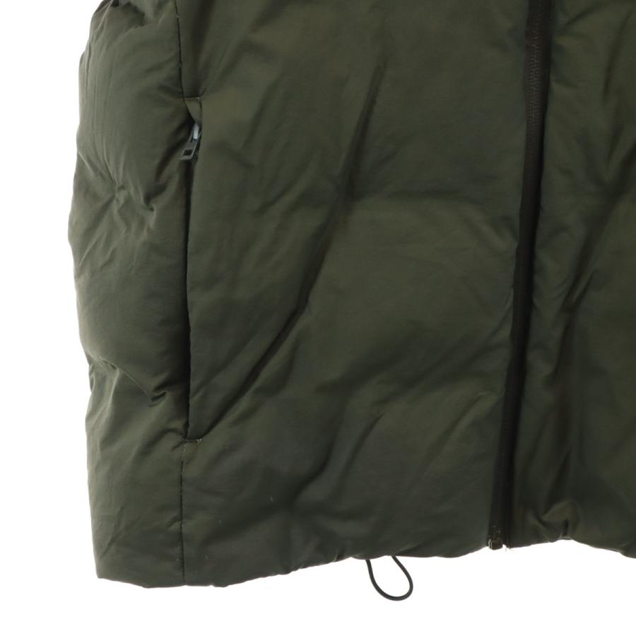 ユニクロ（UNIQLO） シームレス ダウンパーカー L カーキ メンズ 古着 