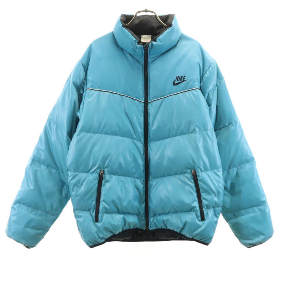 NIKE（ナイキ） ダウンジャケット XL 水色 メンズ 古着 中古