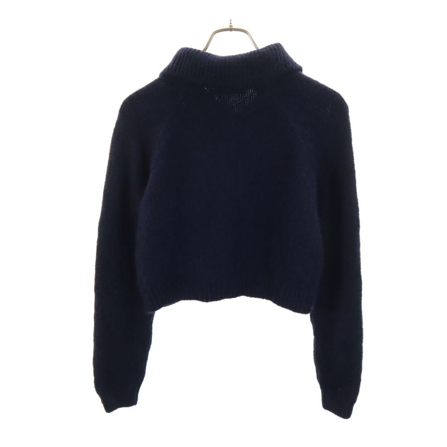 ZARA（ザラ） 未使用 長袖 ニットカーディガン L ネイビー レディース
