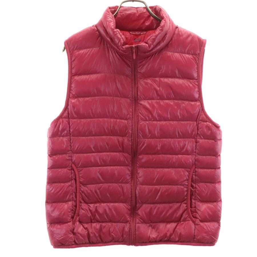 ユニクロ（UNIQLO） ウルトラライト ダウンベスト XL マゼンタ