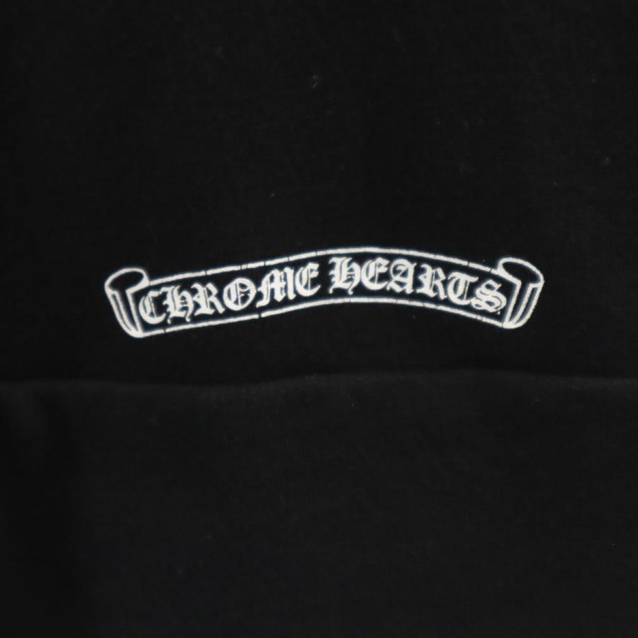 CHROME HEARTS（クロムハーツ） 長袖 ジップパーカー 4T ブラック