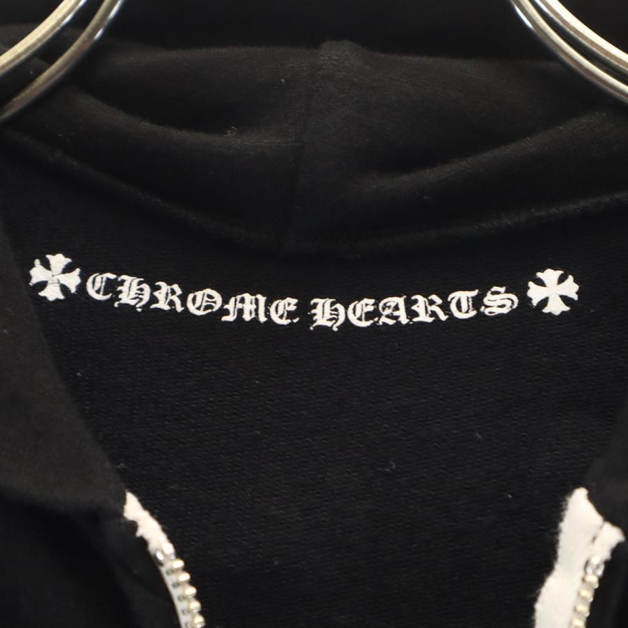 CHROME HEARTS（クロムハーツ） 長袖 ジップパーカー 4T ブラック