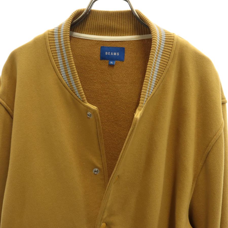 BEAMS（ビームス） スウェット スタジャン XL マスタード メンズ 古着 