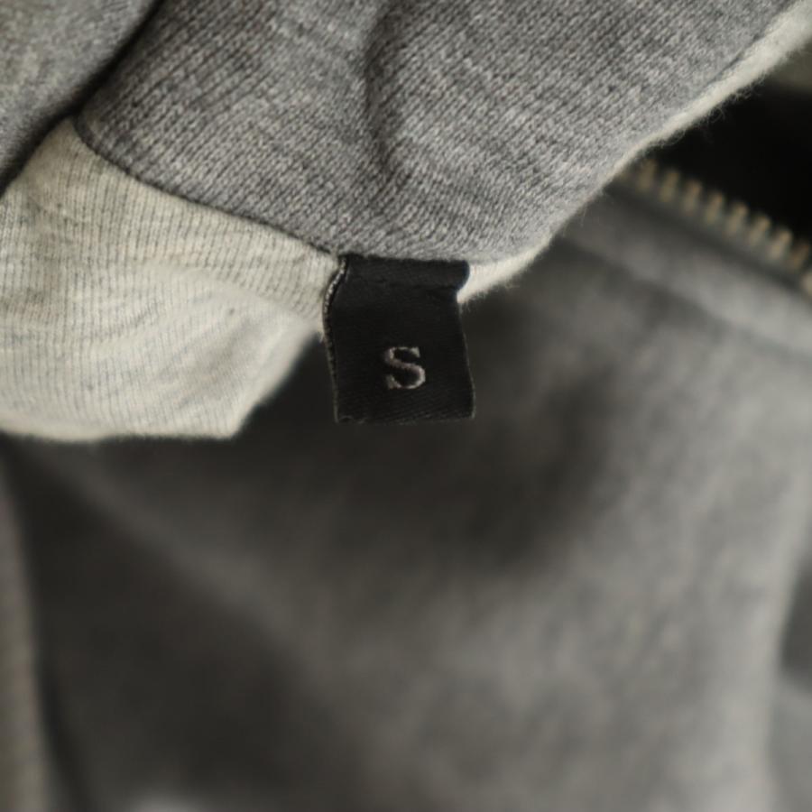 古着 DIESEL ディーゼル 長袖 デニム切替 ジップパーカー S グレー レディース DIESEL（ディーゼル） 長袖 デニム切替 ジップパーカー S グレー