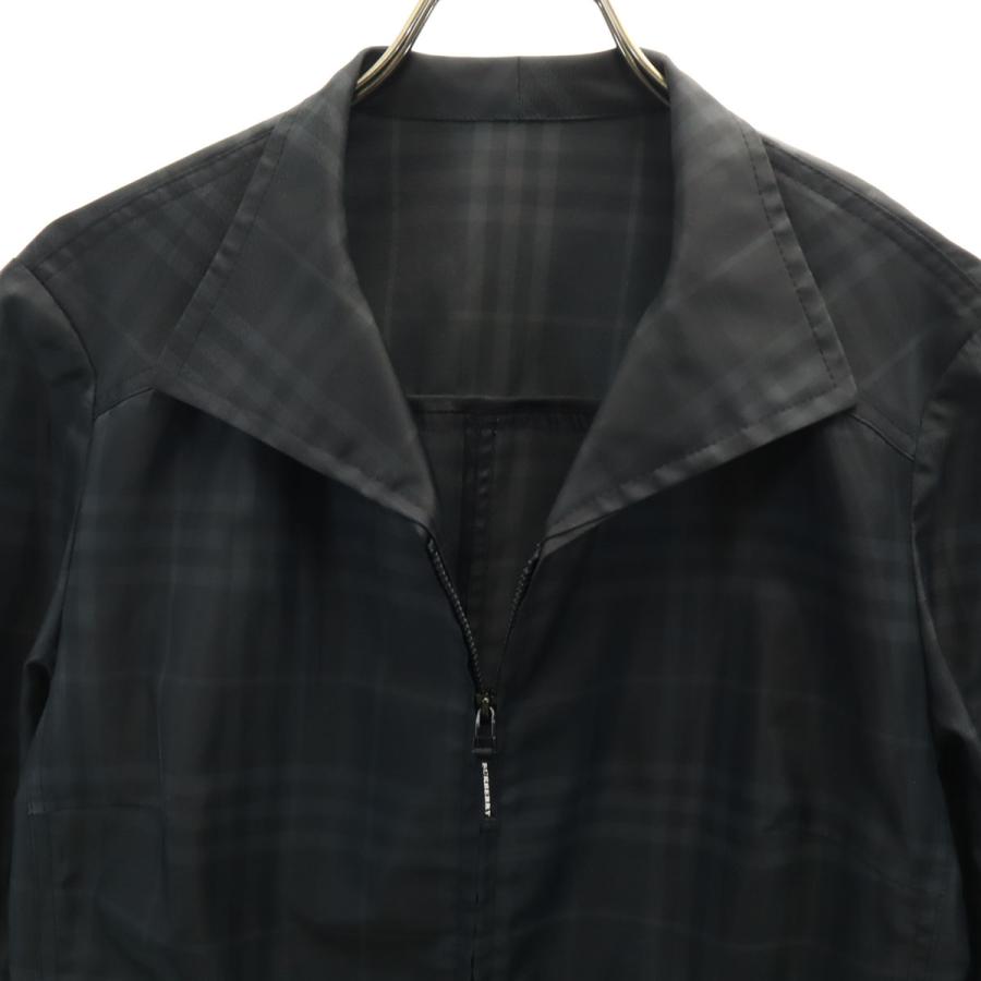 古着 BURBERRY LONDON バーバリーロンドン チェック柄 ウインドブレーカー 42 ブラック ジャケット レディース BURBERRY LONDON バーバリーロンドン チェック柄 ウインドブレーカー