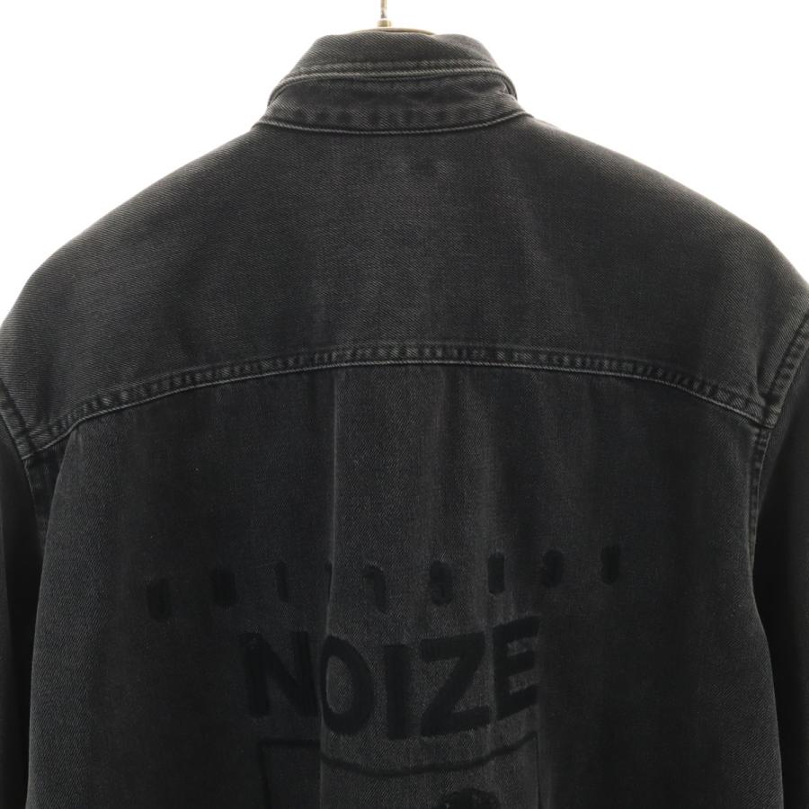 DIESEL（ディーゼル） バック刺繍 NOIZE 長袖 デニムシャツ S ブラック 