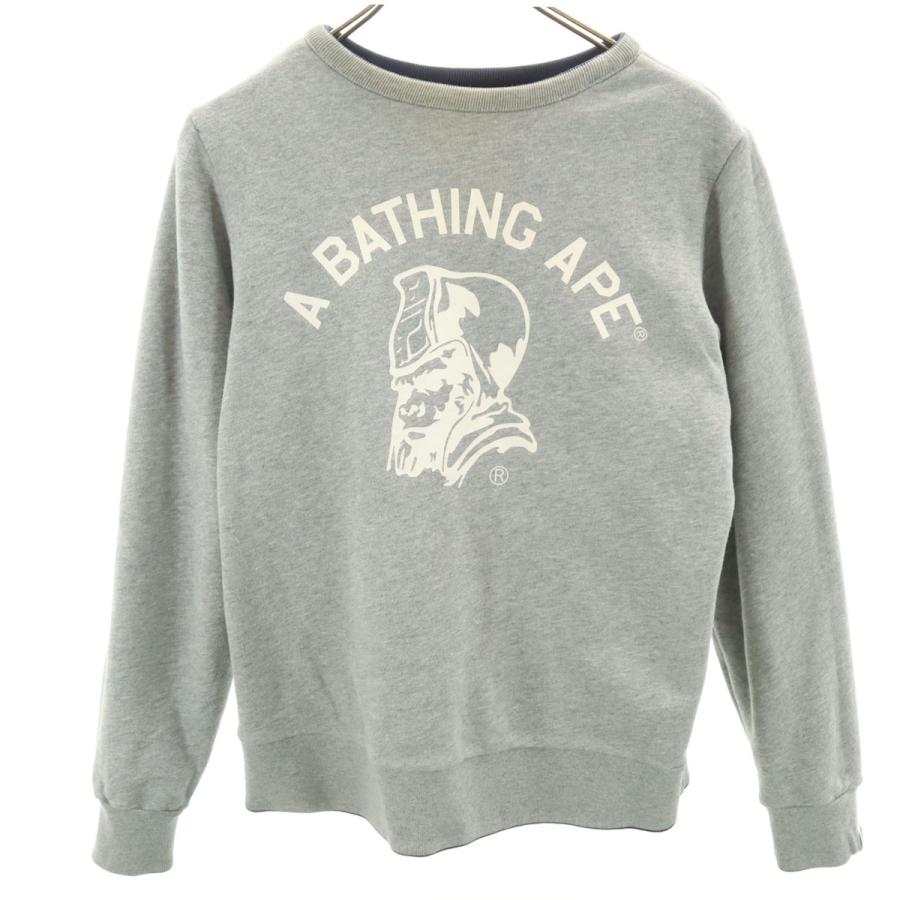 A BATHING APE（アベイシングエイプ） 長袖 リバーシブル スウェット