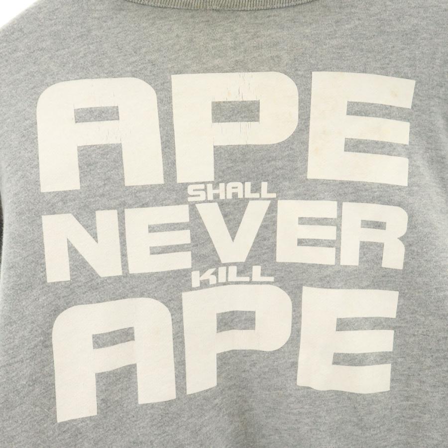 A BATHING APE（アベイシングエイプ） 長袖 リバーシブル スウェット