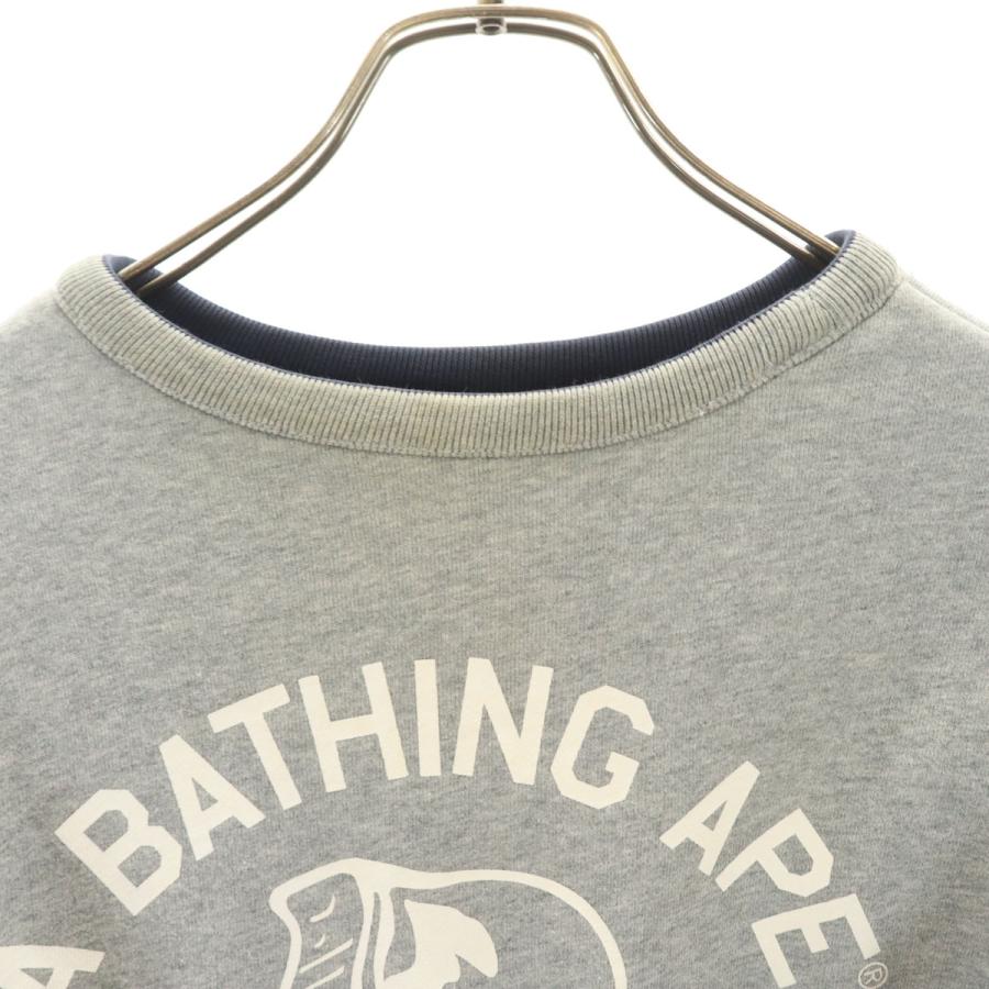 A BATHING APE（アベイシングエイプ） 長袖 リバーシブル スウェット