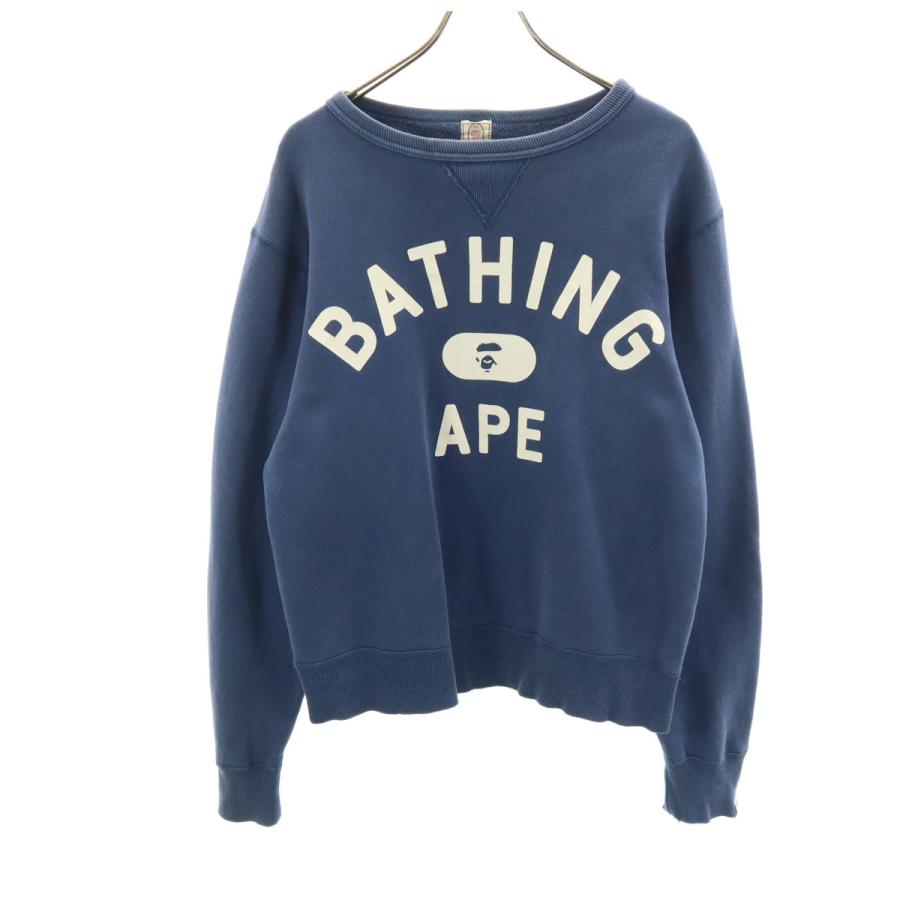 A BATHING APE（アベイシングエイプ） 日本製 長袖 スウェット