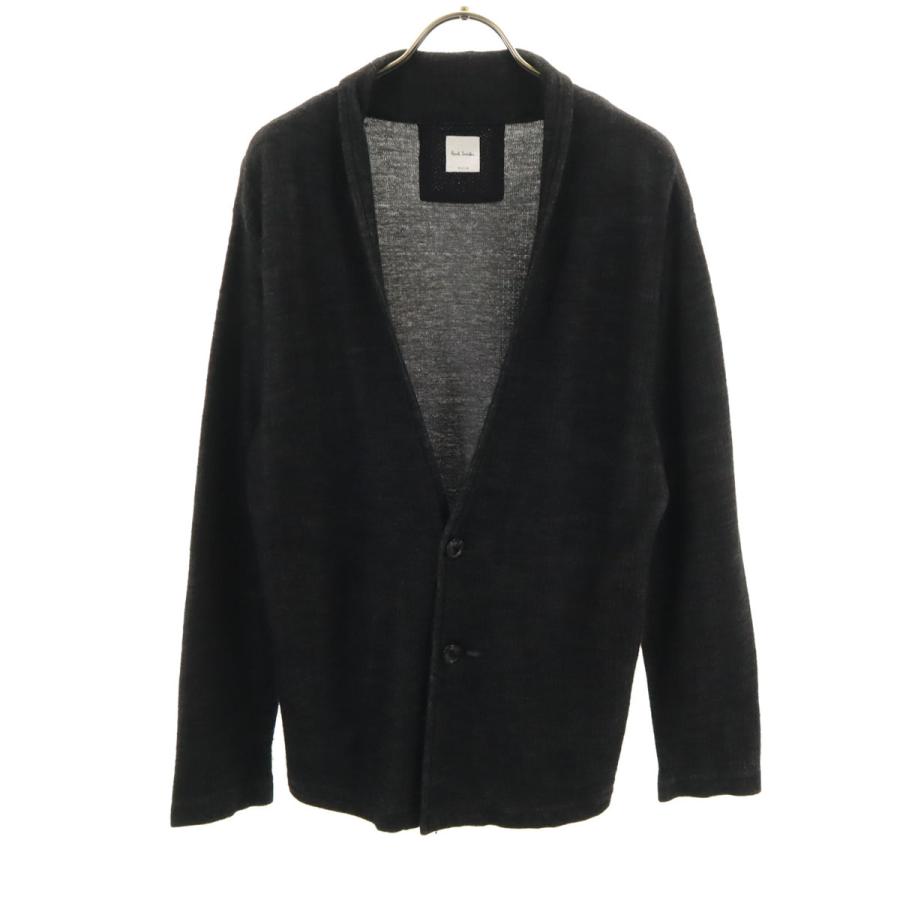ポールスミスブラック　ニットカーディガン ポールスミス ブラックPaul Smith BLACK 袖配色切替ニットカーディガン
