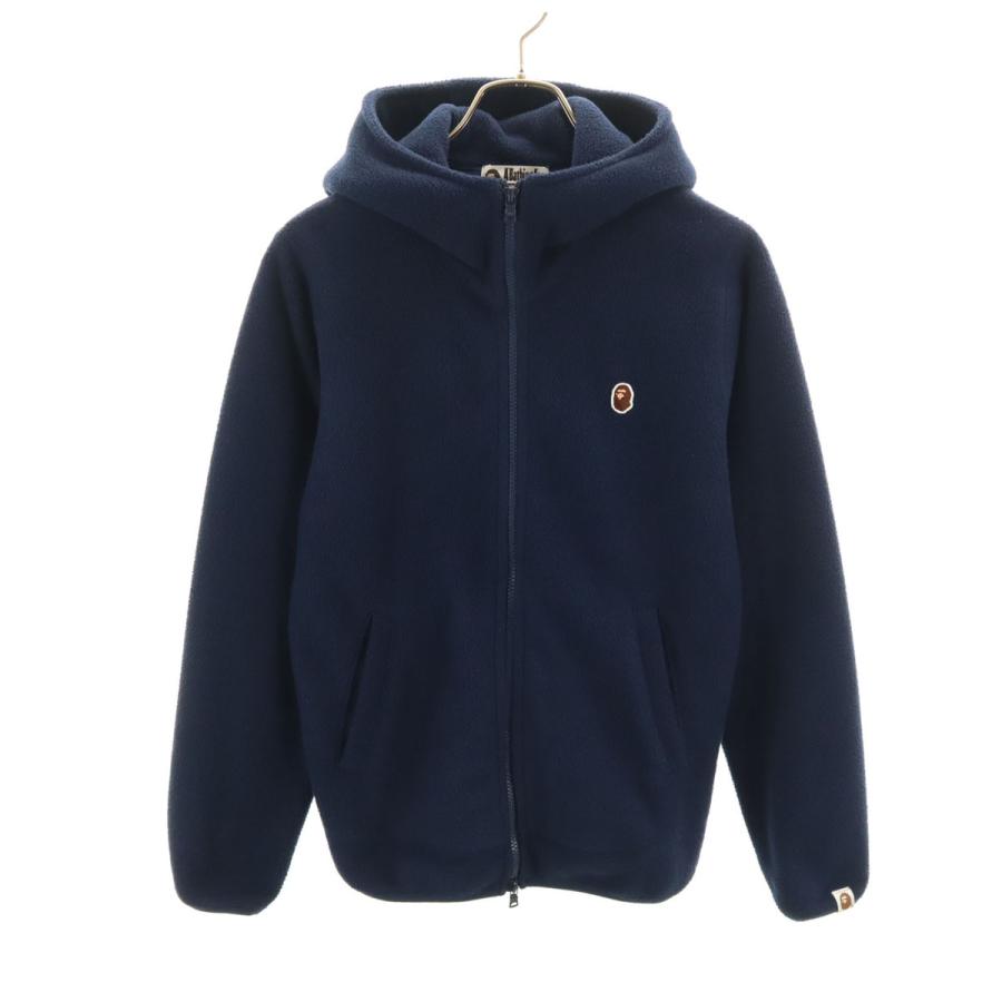 A BATHING APE（アベイシングエイプ） 日本製 長袖 フリース ジップ