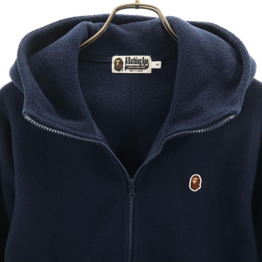 A BATHING APE（アベイシングエイプ） 日本製 長袖 フリース ジップ