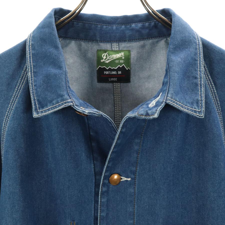Danner（ダナー） デニム カバーオール L ブルー メンズ 古着 中古