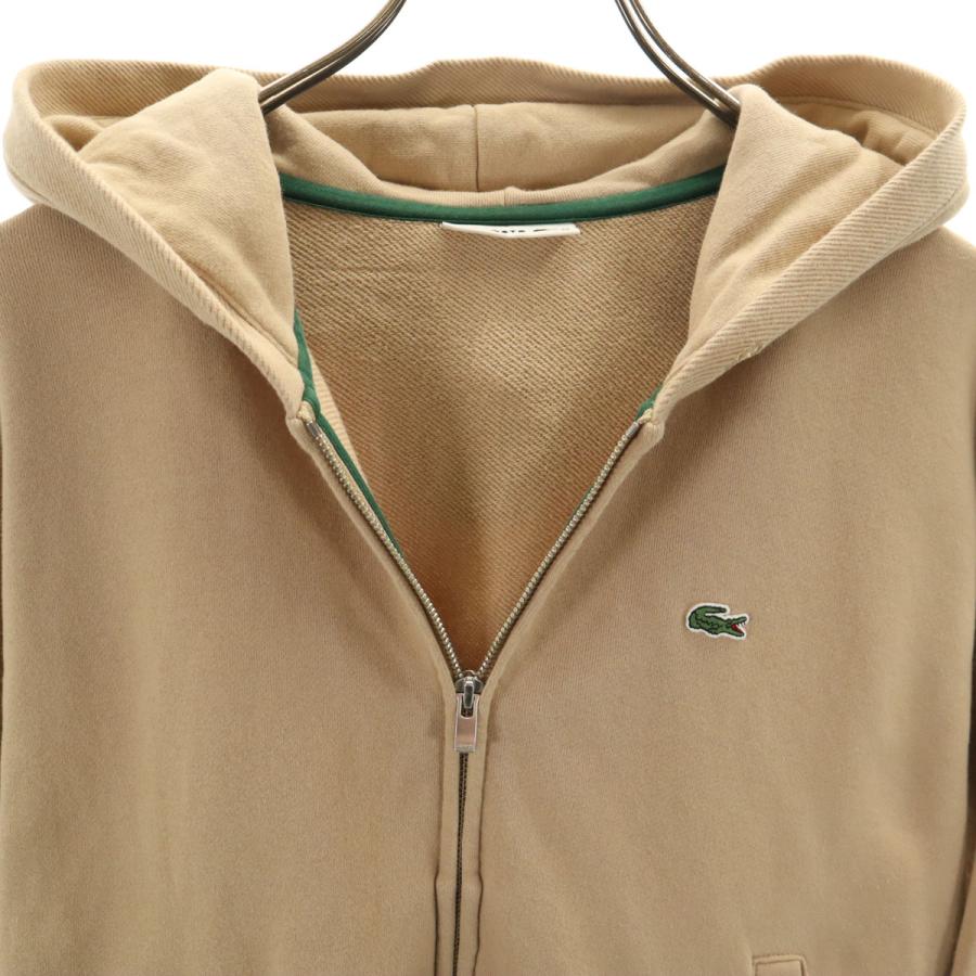 LACOSTE（ラコステ） 長袖 スウェット ジップパーカー 36 ベージュ 