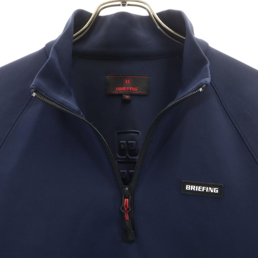 BRIEFING（ブリーフィング） 美品 ゴルフ 長袖 ハーフジップ ウェア M