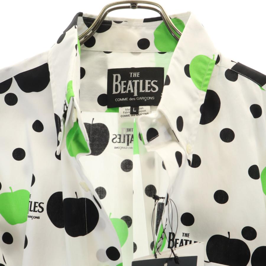 未使用 タグ付き The Beatles コムデギャルソン シャツ Sサイズ COMME des GARCONS（コムデギャルソン） 未使用 2015年 THE BEATLES