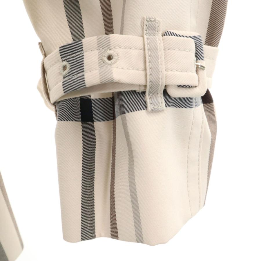 【極美品】COACH・ベルト付き チェック柄 春ショート トレンチコート XS COACH（コーチ） チェック柄 ハーフ丈 トレンチコート XS ベージュ